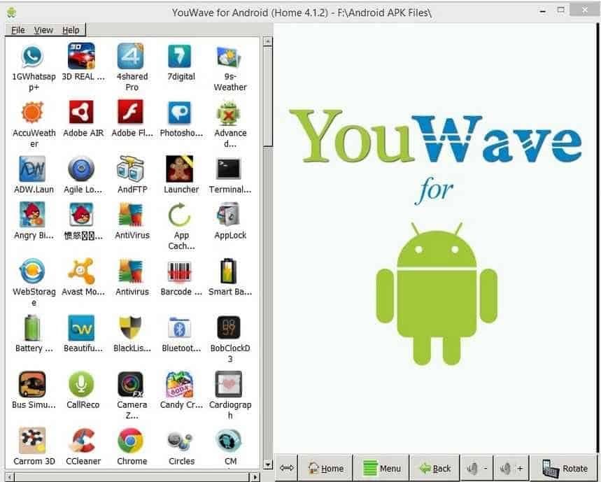 Youwave android emulator