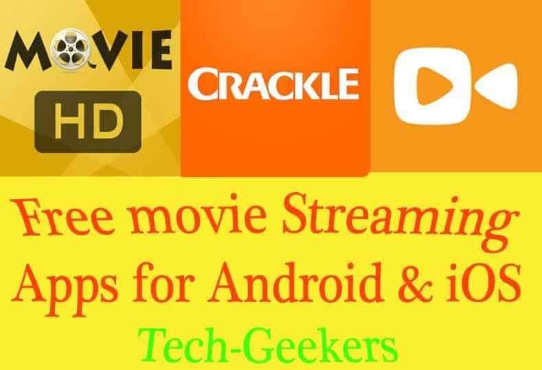 Free movie streaming apps android and ios