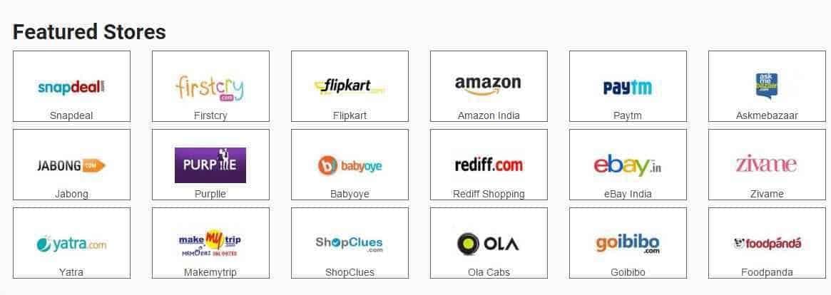 Featured store coupondekho