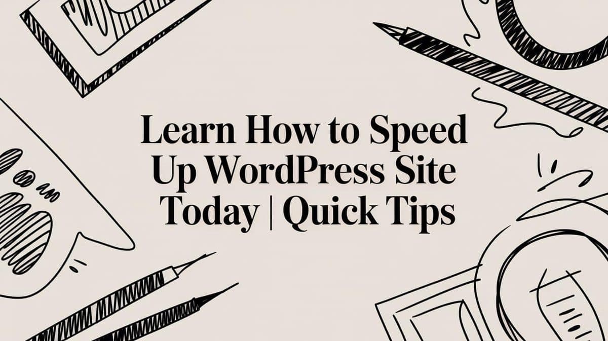 Learn How to Speed Up WordPress Site Today | Quick Tips