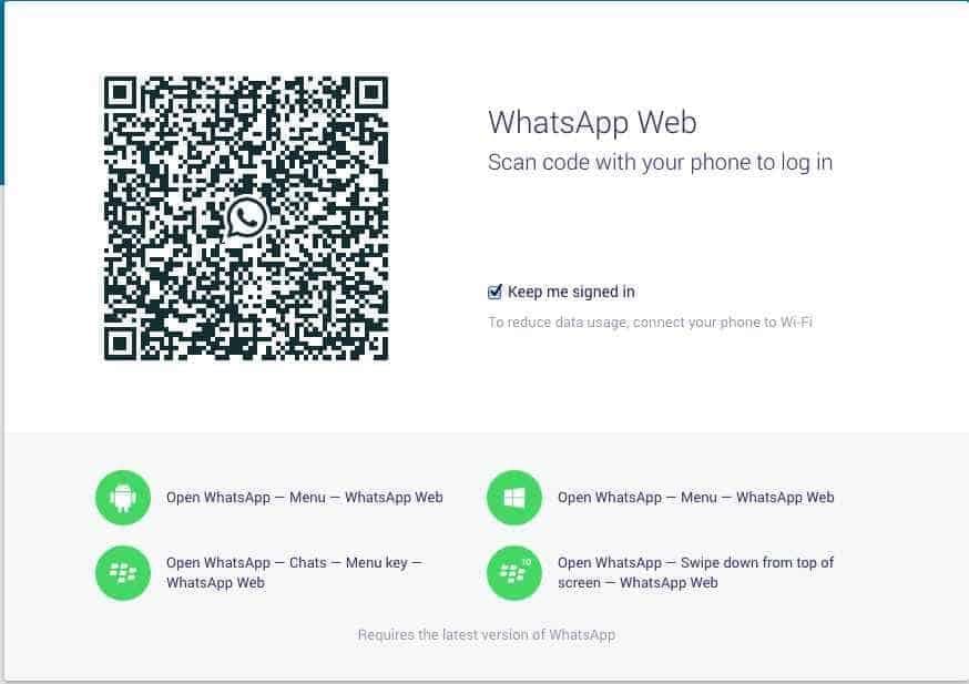 Whatsapp web