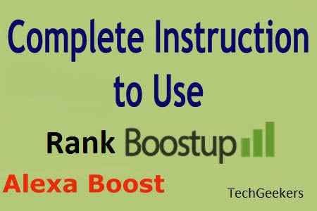 Improving Alexa Ranking with Rank boost up tool