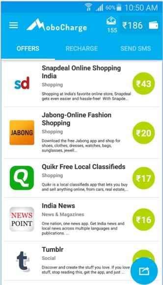 Mobocharge app, refer & earn