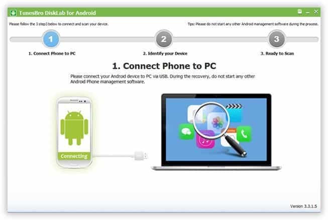 Recover Lost Samsung Contacts with DiskLab for Android
