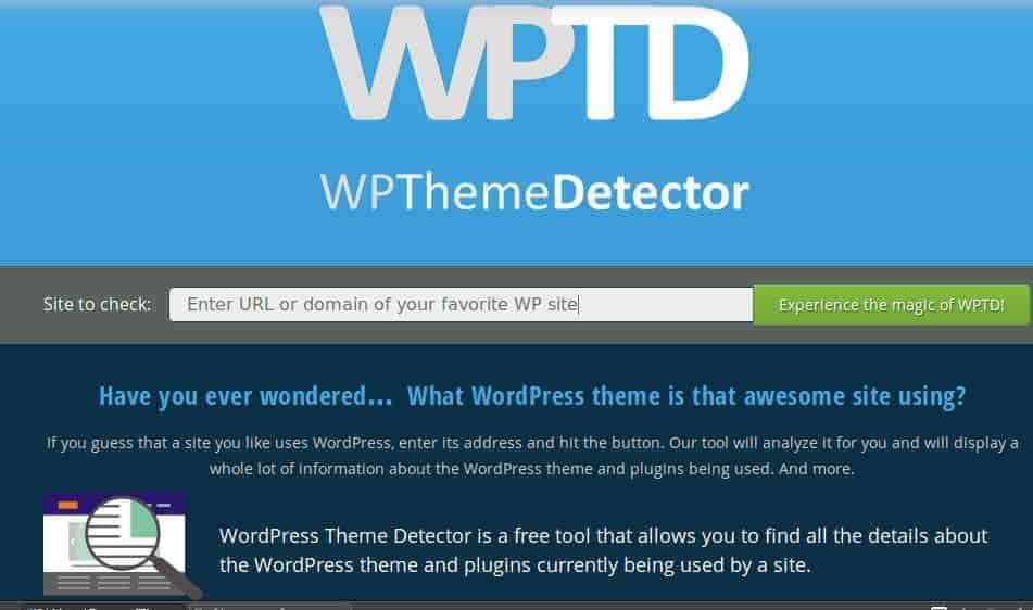 use Wpthemedetector befor applying for a google adsense