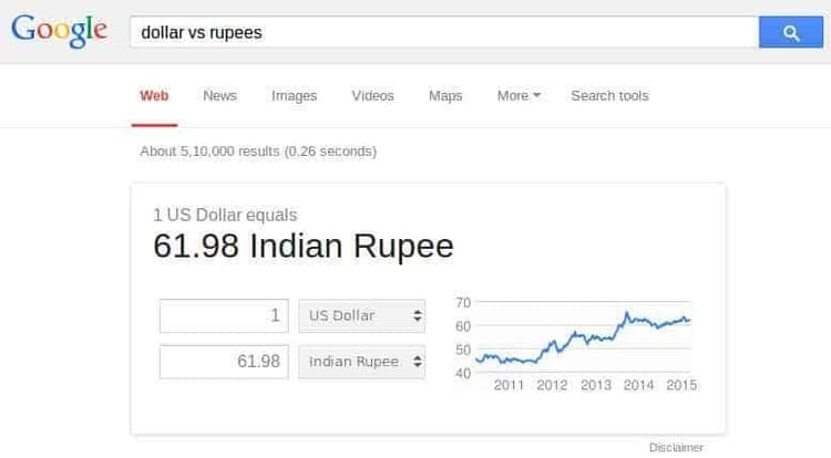 Google Currency Converter