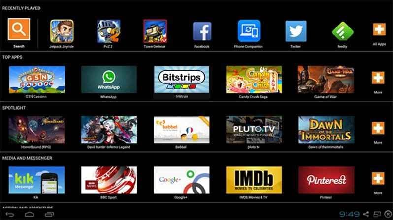 Bluestacks app player