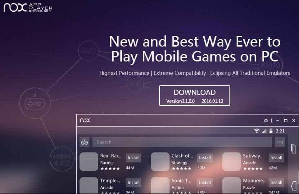 Nox app player bignox