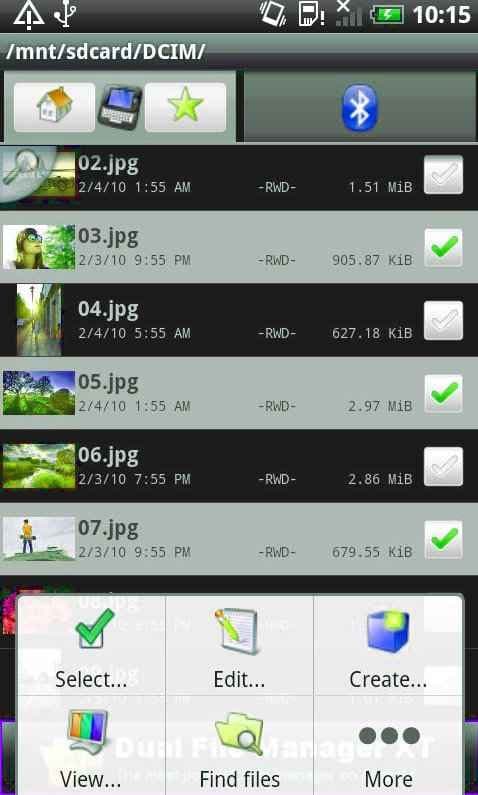 Bluetooth file transfer Androis App