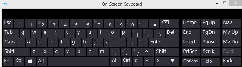 On Screen Keyboard
