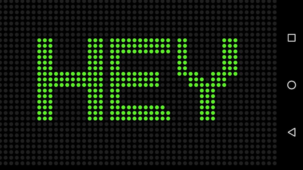 Led scrolling display app