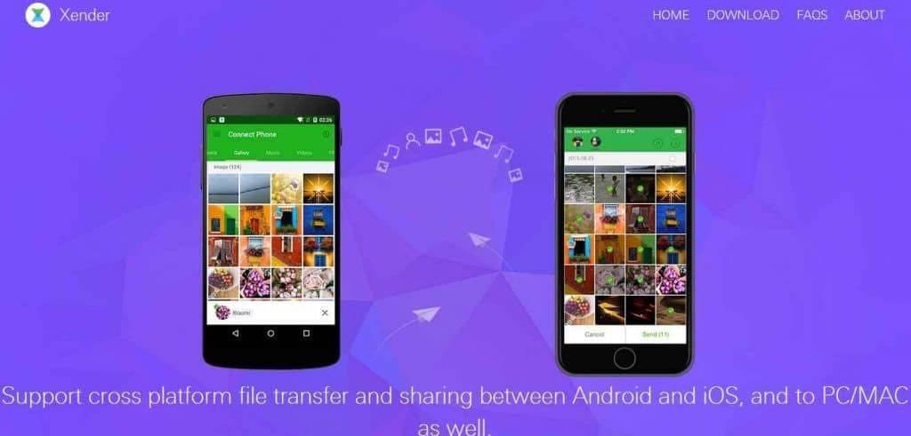 Xender for pc file transfer app