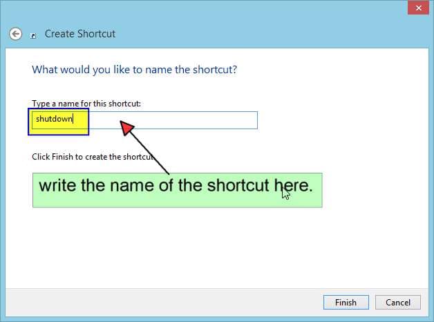 Shortcut Name