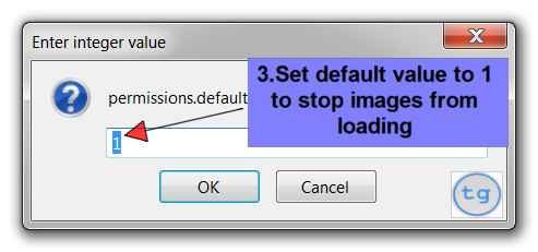 disable image in firefox