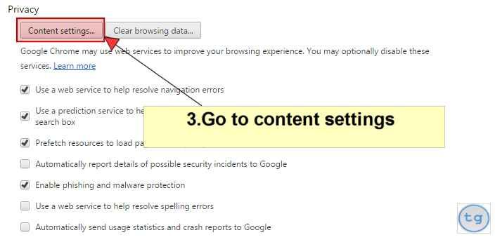 disable image in chrome