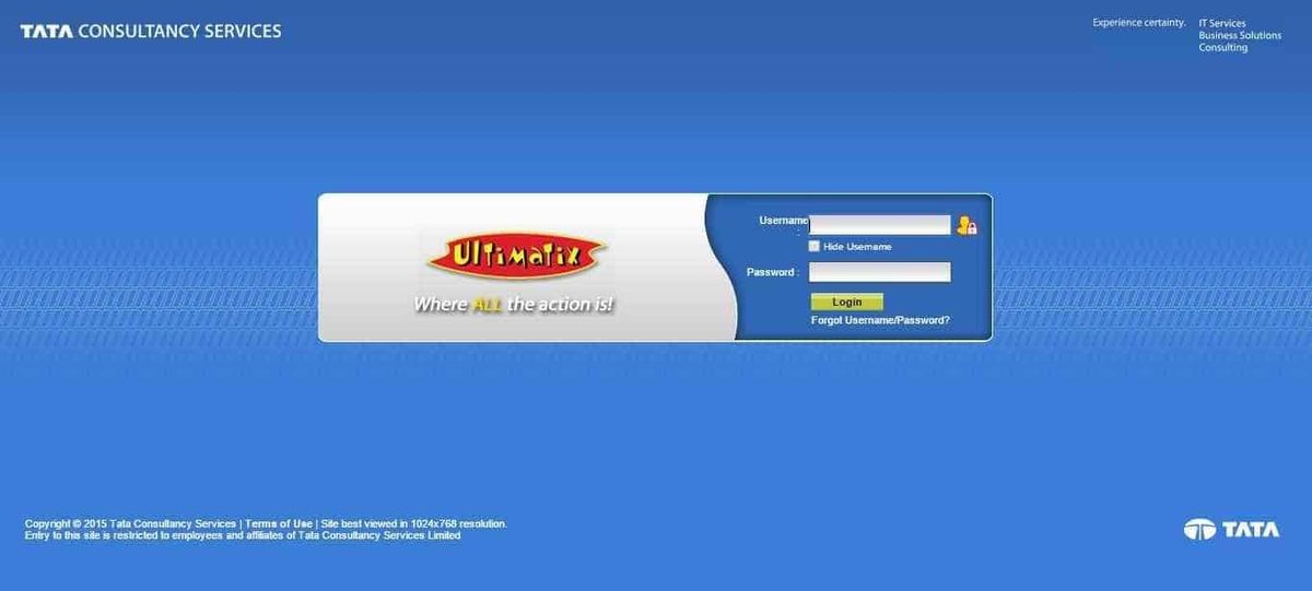 TCS Ultimatix Touch App Mobile Helpdesk Number For Employees Portal